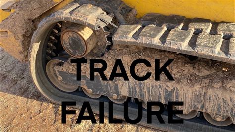 changing tracks on a skid steer|skid steer track came off.